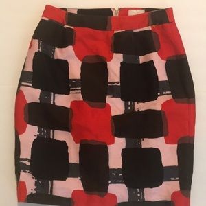 Kate spade size 4 block print skirt